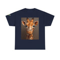 Giraffe Portrait Tee - Cute Watercolor Animal Graphic T-Shirt