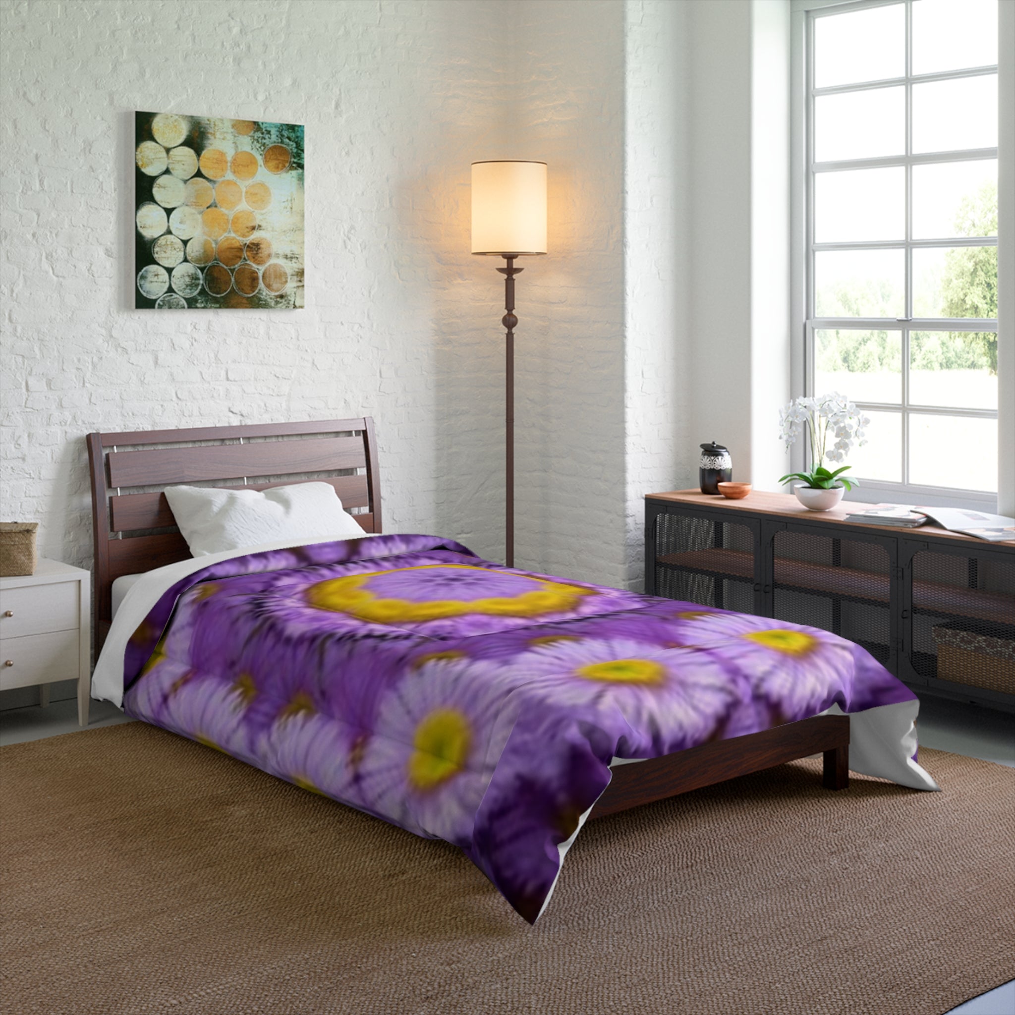 White Down Alternative Comforter - Lightweight Cozy Bedding for All Seasons
