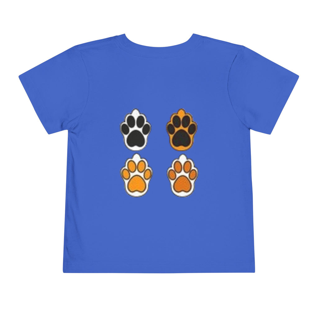 Toddler Tee — Playful Kitten and Fishbowl Graphic