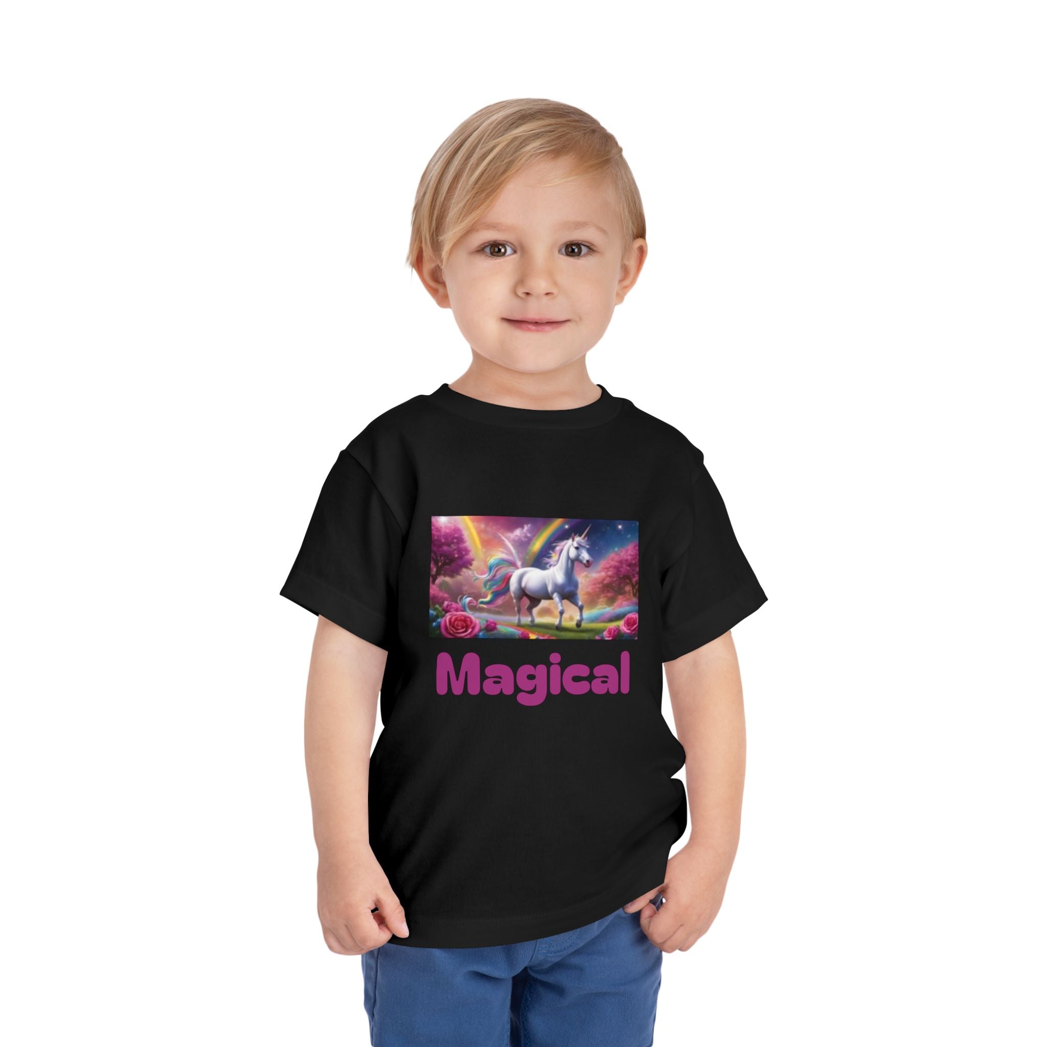 Unicorn Fantasy Toddler T-shirt — Magical Rainbow Unicorn Shirt