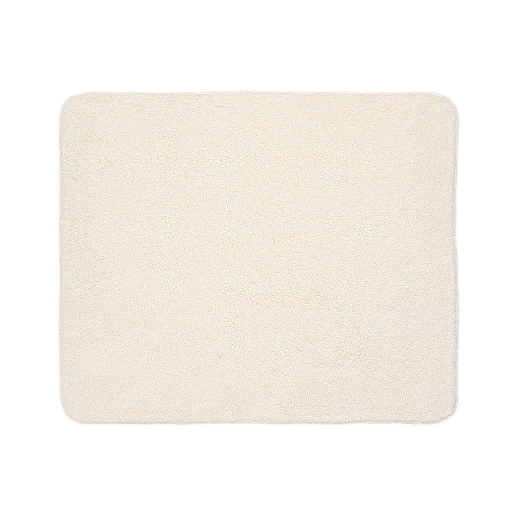 Boho Leaf Pattern Sherpa Blanket — Cozy Earth-Tone Fleece Throw