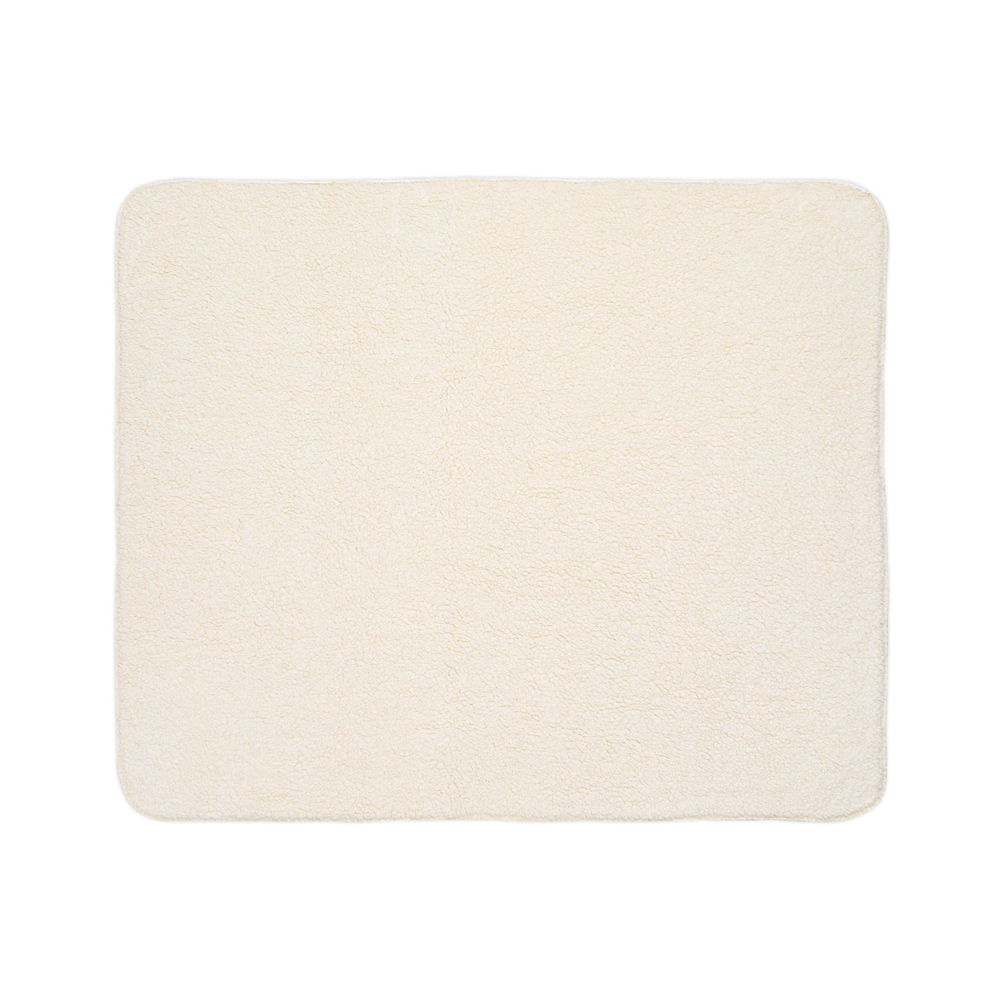 Boho Leaf Pattern Sherpa Blanket — Cozy Earth-Tone Fleece Throw