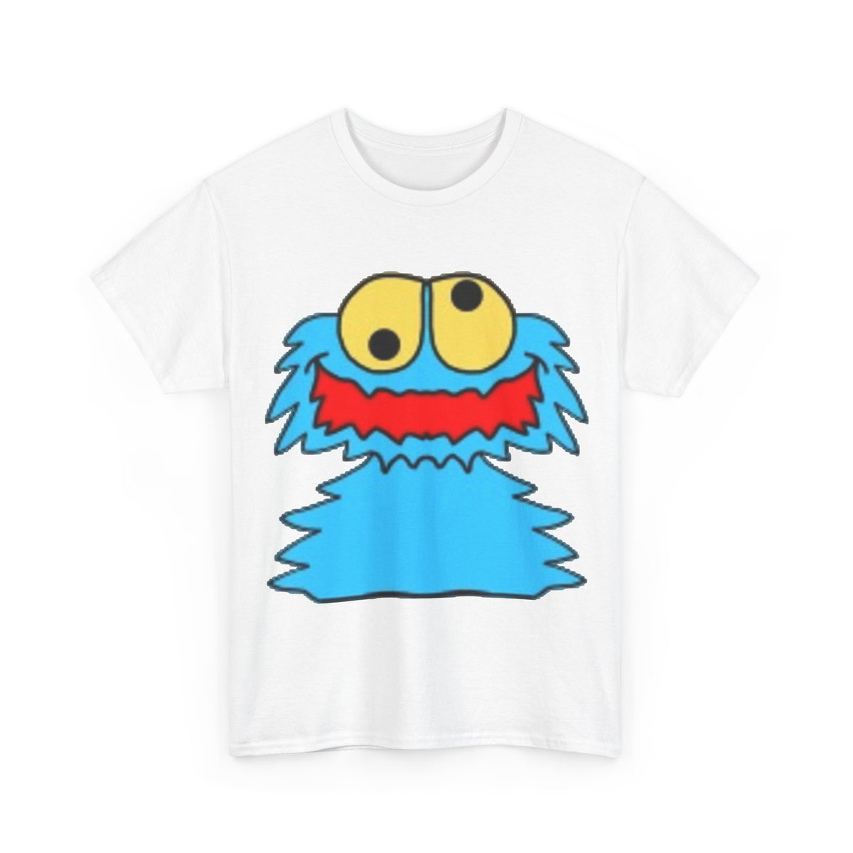Silly Cookie Monster Unisex Heavy Cotton Tee