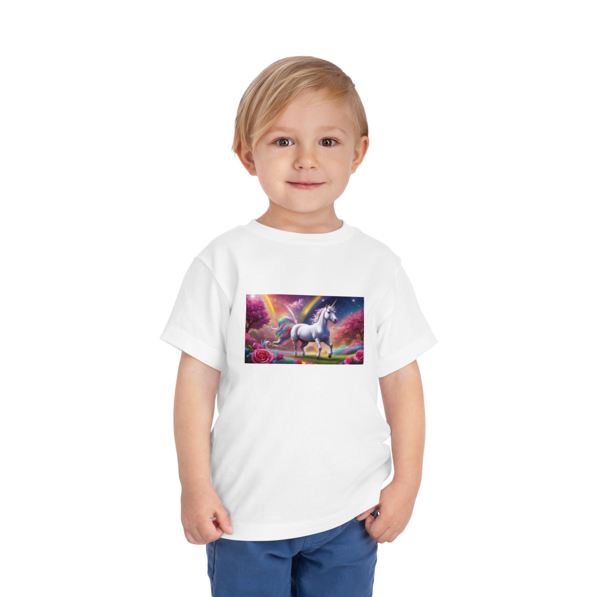 Unicorn Fantasy Toddler T-shirt — Magical Rainbow Unicorn Shirt