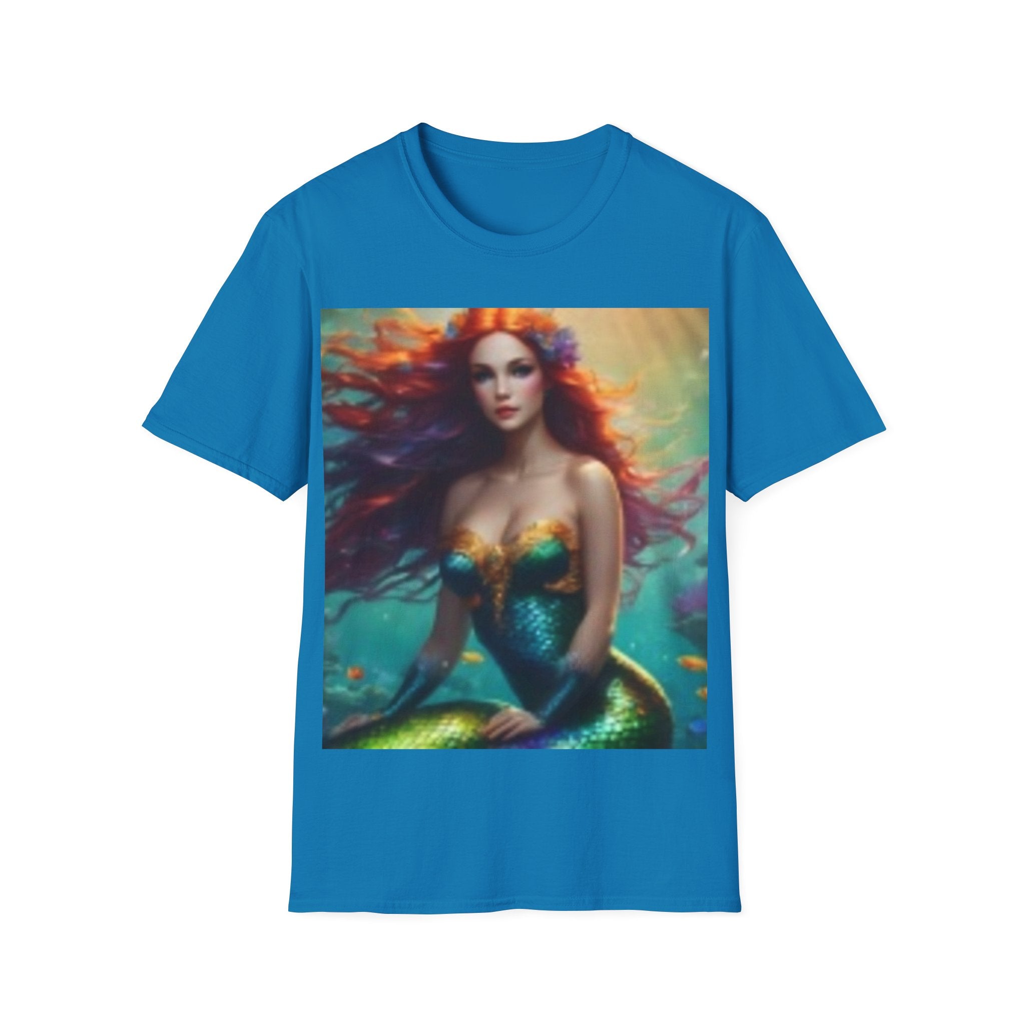 Beauiful Mermaid T-Shirt —  Red-Headed Siren