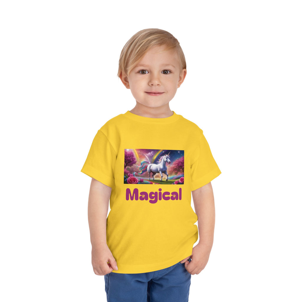 Unicorn Fantasy Toddler T-shirt — Magical Rainbow Unicorn Shirt