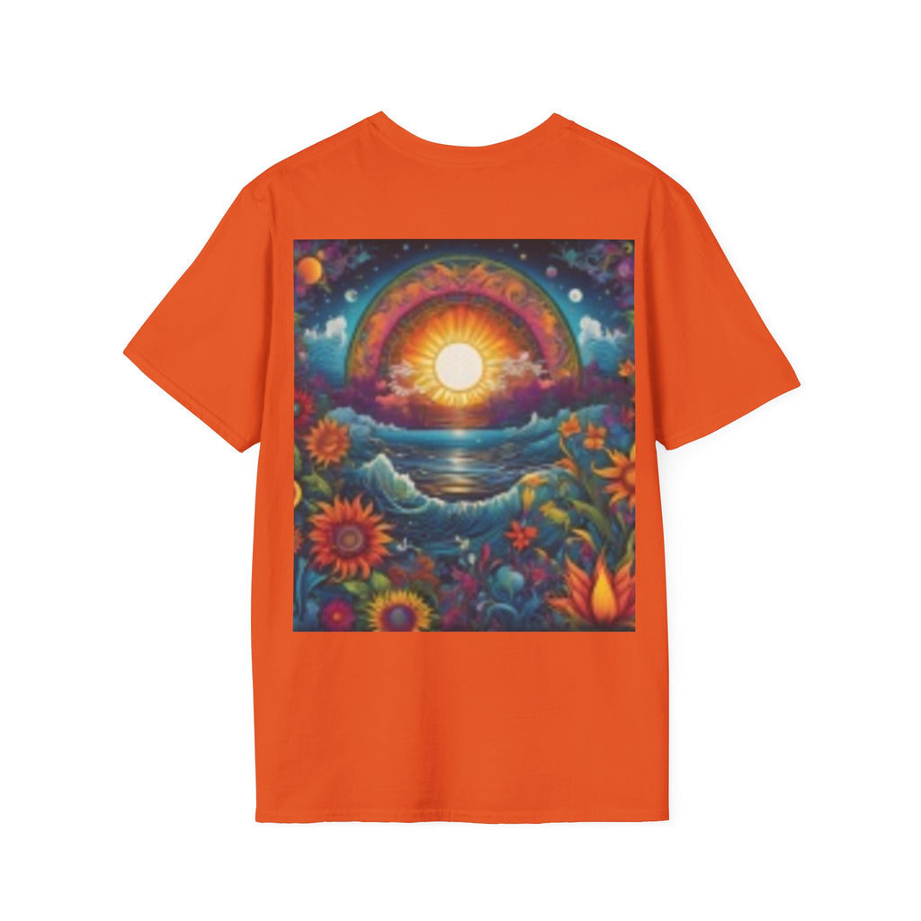 Mermaid Portrait T-Shirt — Artistic Red-Headed Siren Graphic Tee