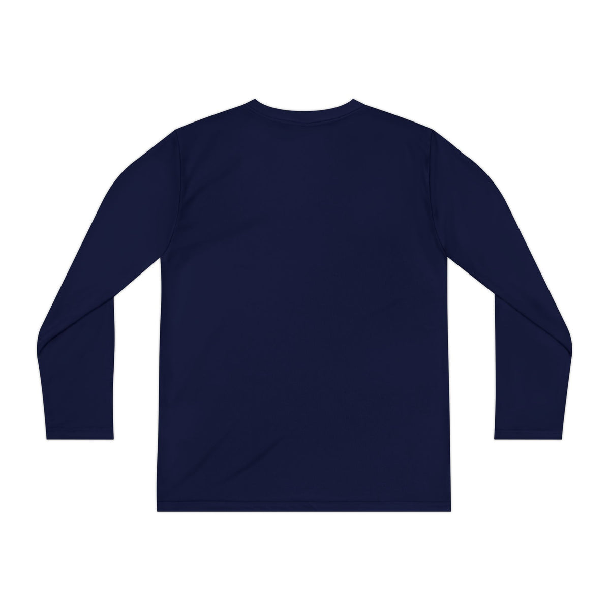 Youth Long Sleeve Tee — Girl Feeding Deer Christmas Night Scene