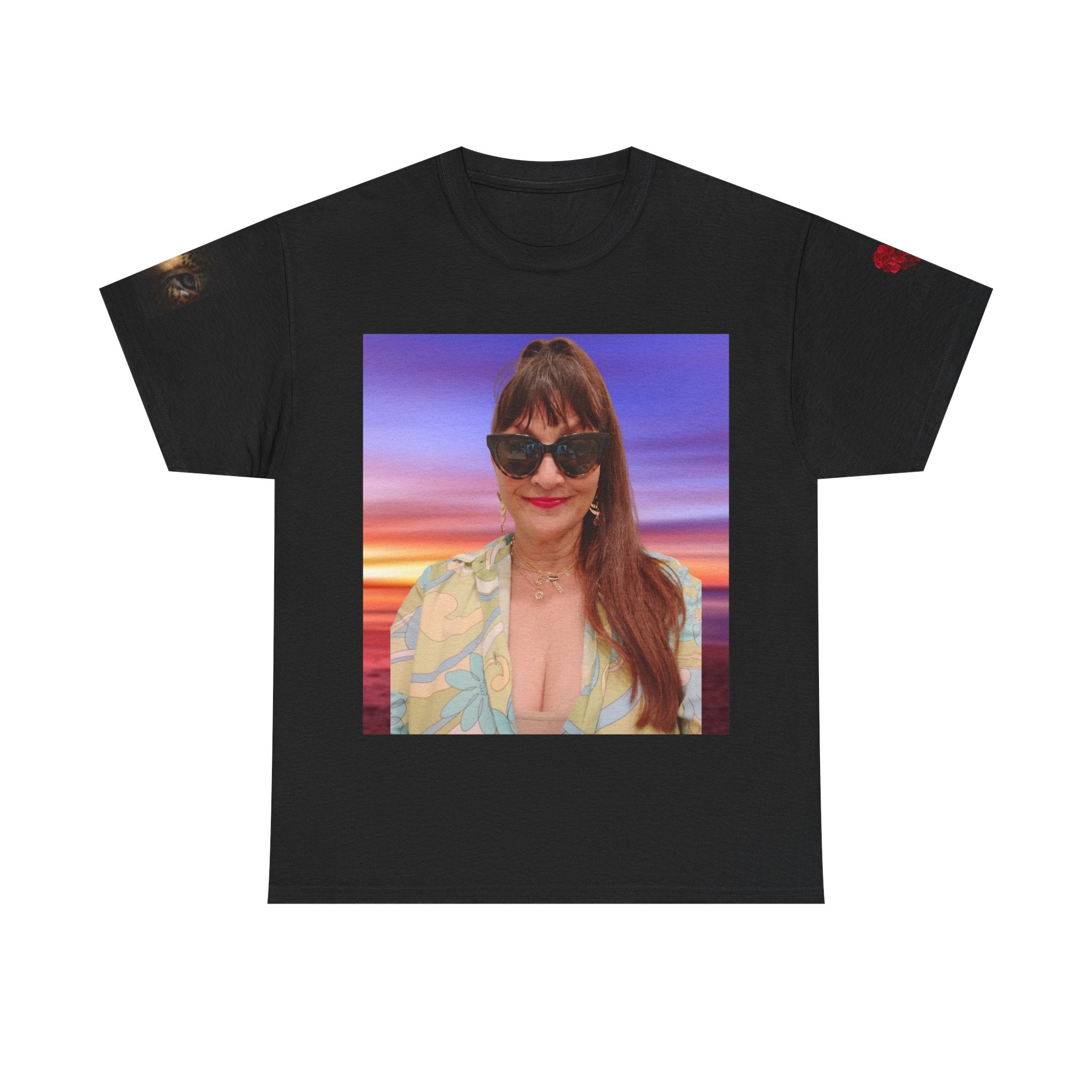 Mary Jordan  T-shirt— Retro Sunset Graphic T-Shirt