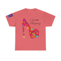 —  Floral Stiletto & Vibrant Sunset River All Women Love to Go Shopping!