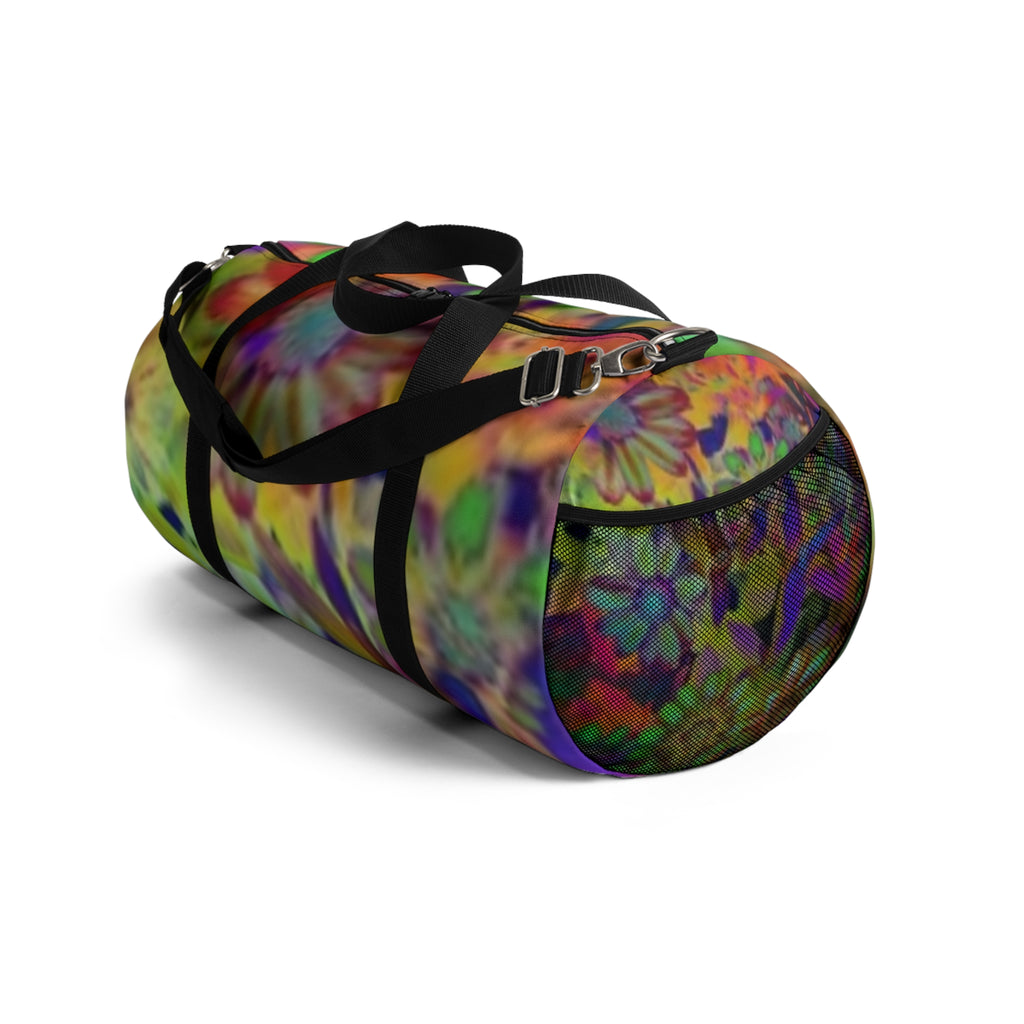 Vibrant Floral Duffel Bag - Colorful Boho Travel & Gym Bag