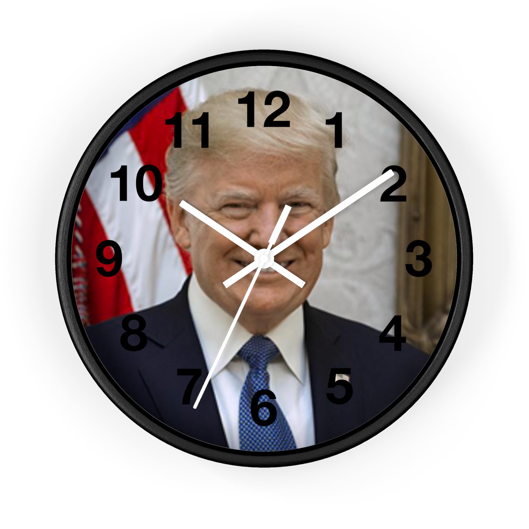 Wall Clock President Donald Trump 47th President AMERICA