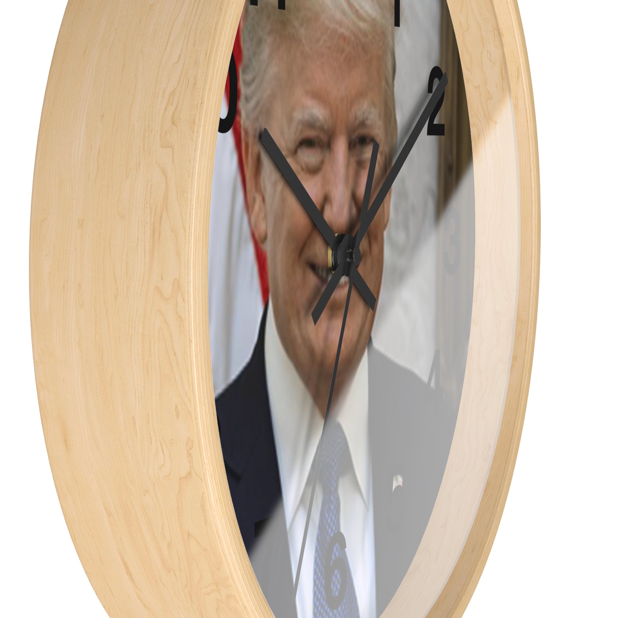 Wall Clock President Donald Trump 47th President AMERICA