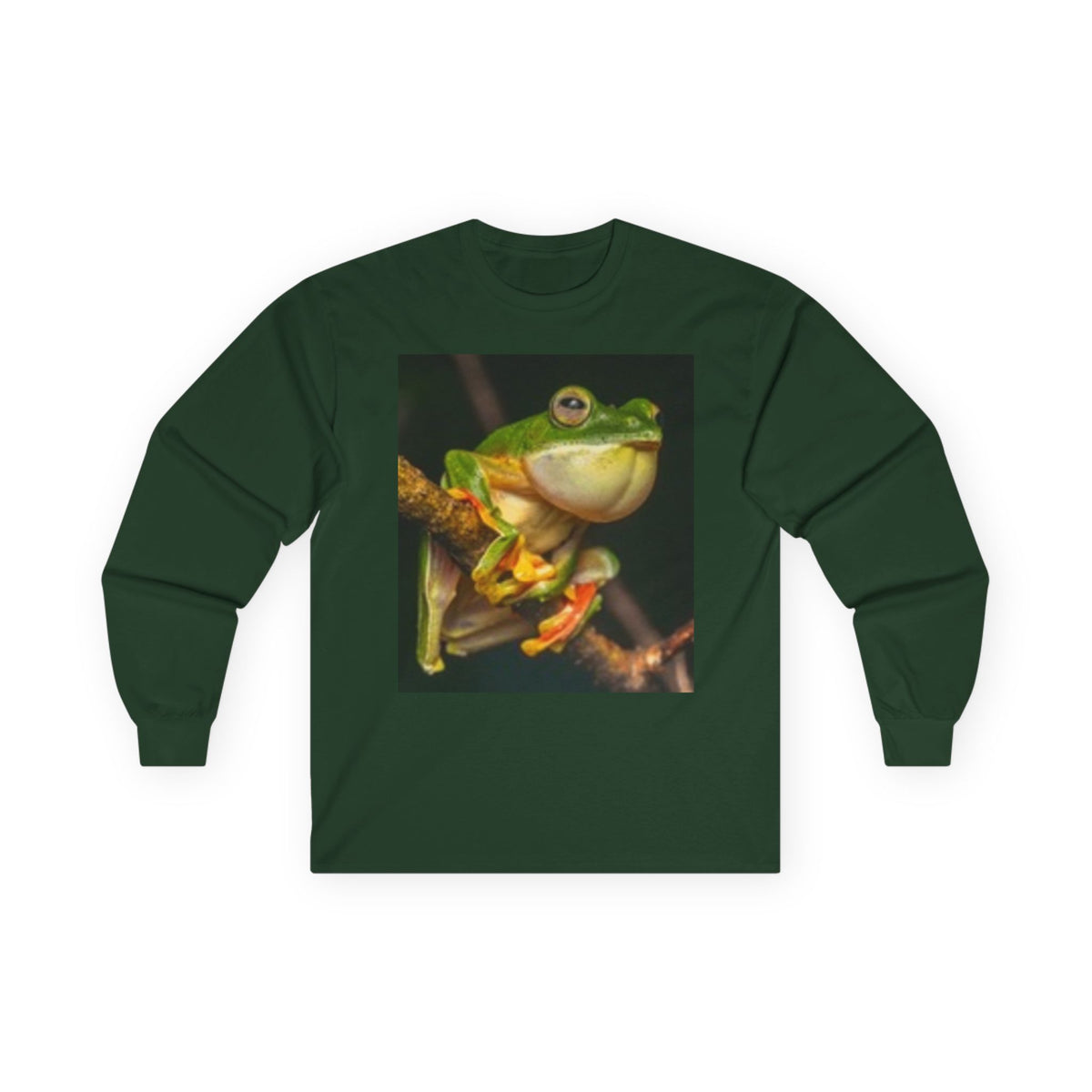 Tree Frog Long Sleeve Tee — Tropical Nature Wildlife Shirt