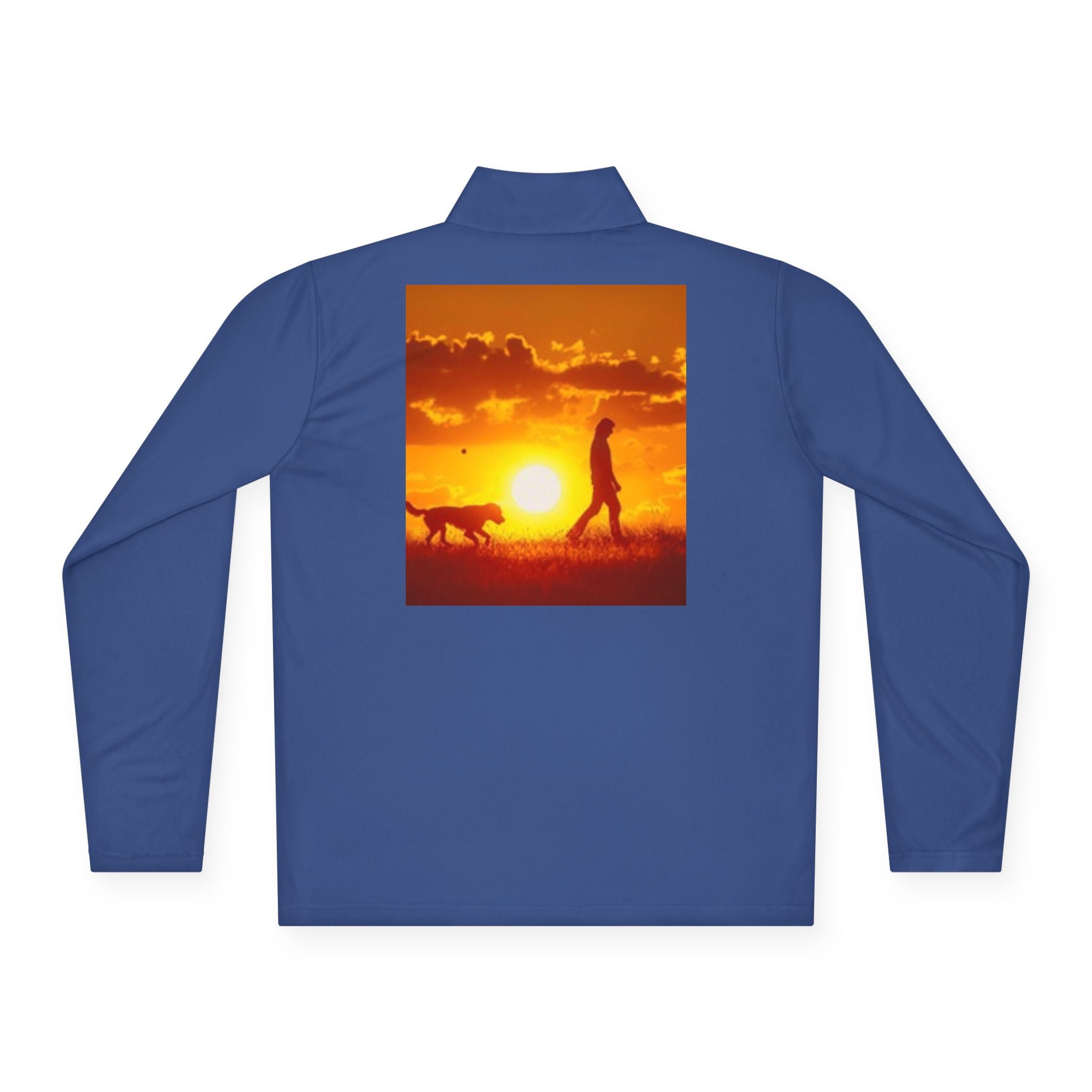 Dog Walk Sunset Quarter-Zip Pullover