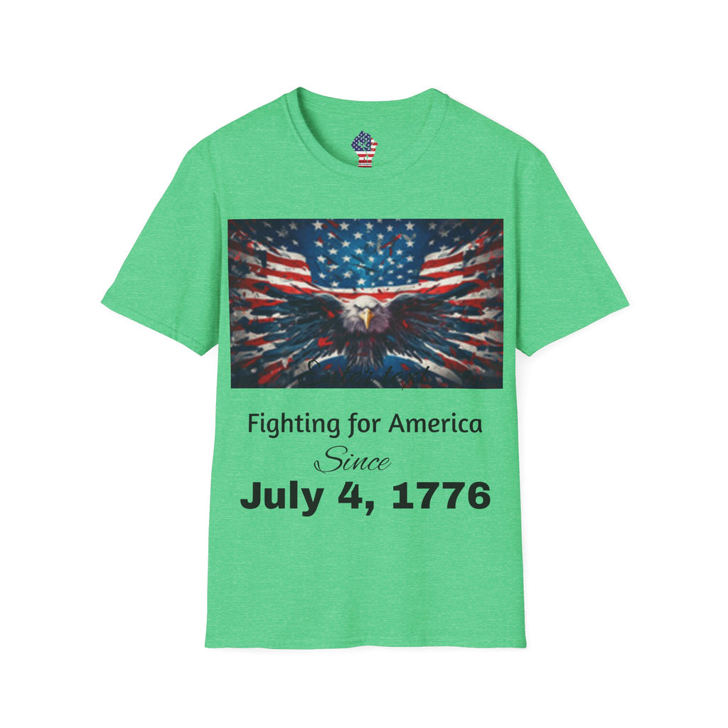 Patriotic Eagle T-Shirt — American Flag Bald Eagle I Love America!