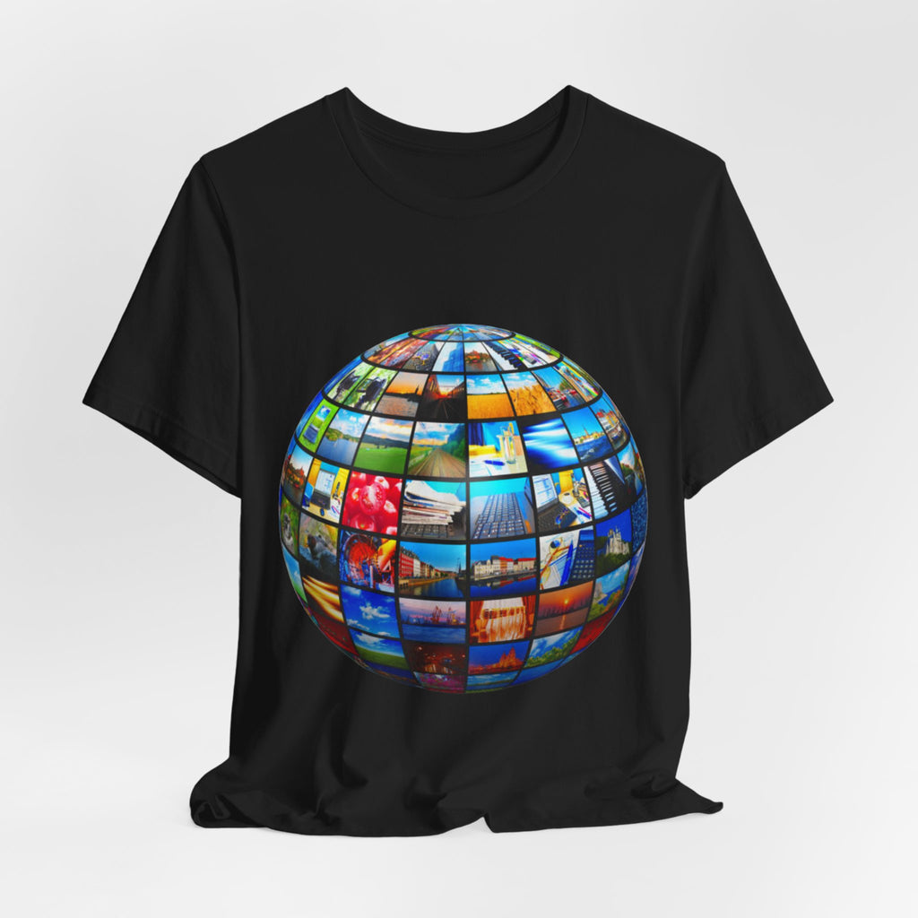Global Travel Photography World Globe T-Shirt