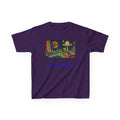 Kids Tee — Colorful Retro Space Planet Scene
