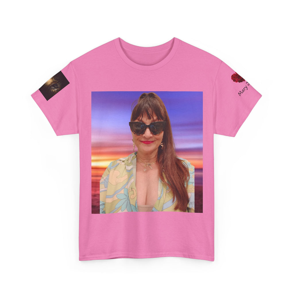 Mary Jordan  T-shirt— Retro Sunset Graphic T-Shirt