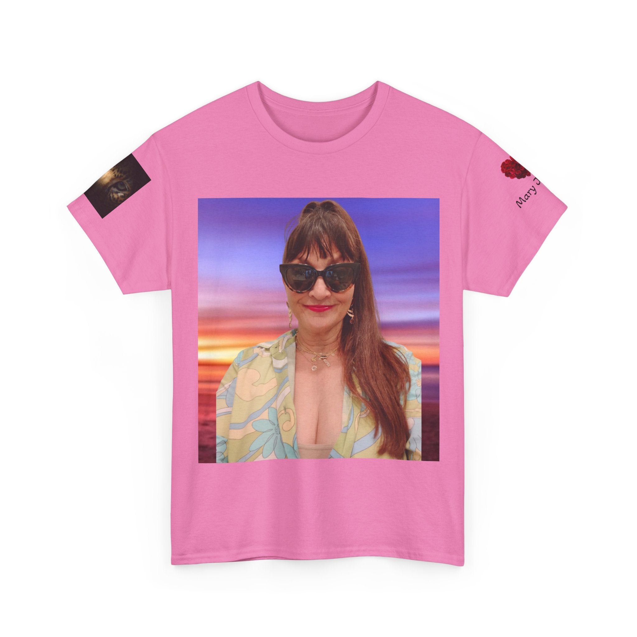 Mary Jordan  T-shirt— Retro Sunset Graphic T-Shirt