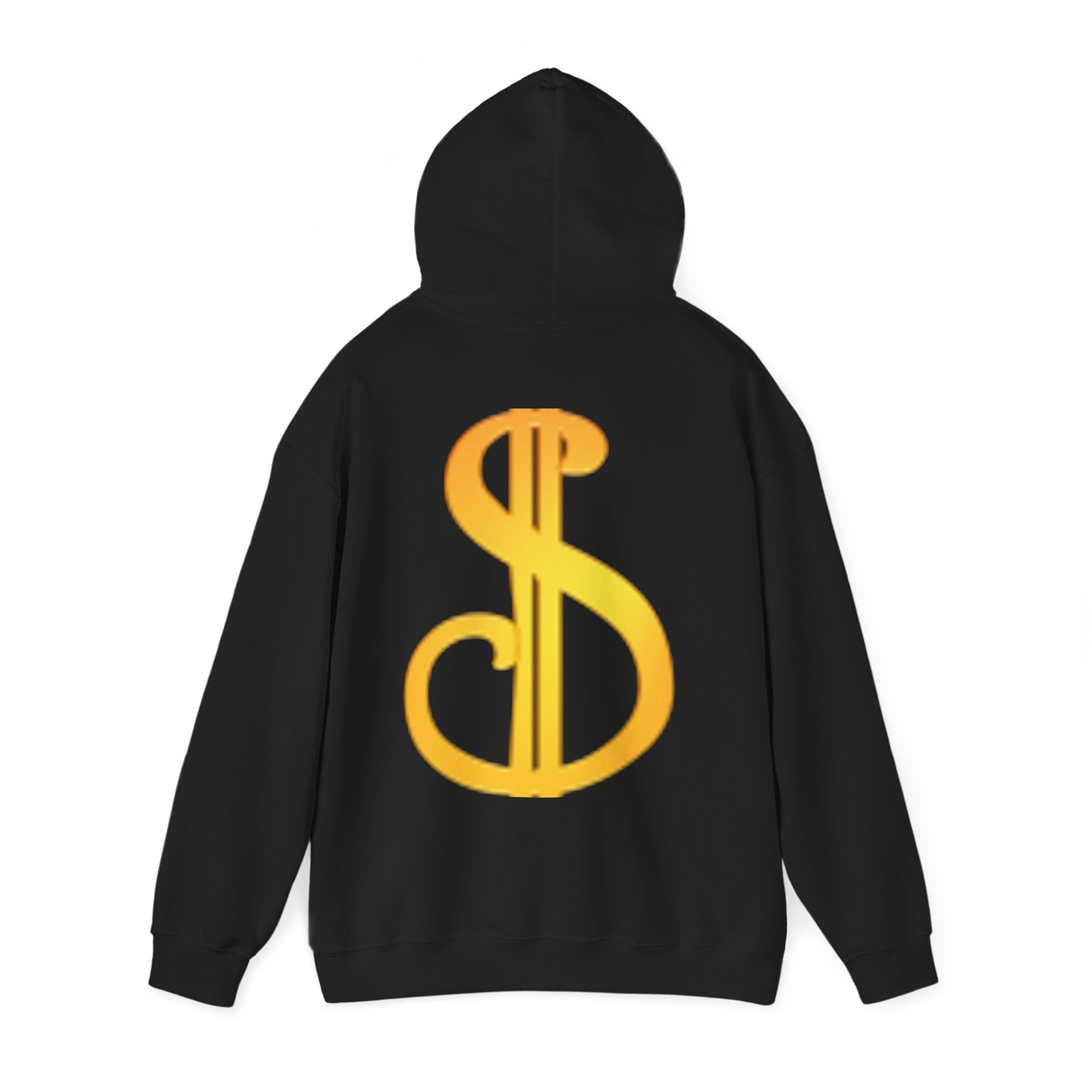 Dollar Sign Hoodie — Graphic Back Logo Streetwear Sweatshirt