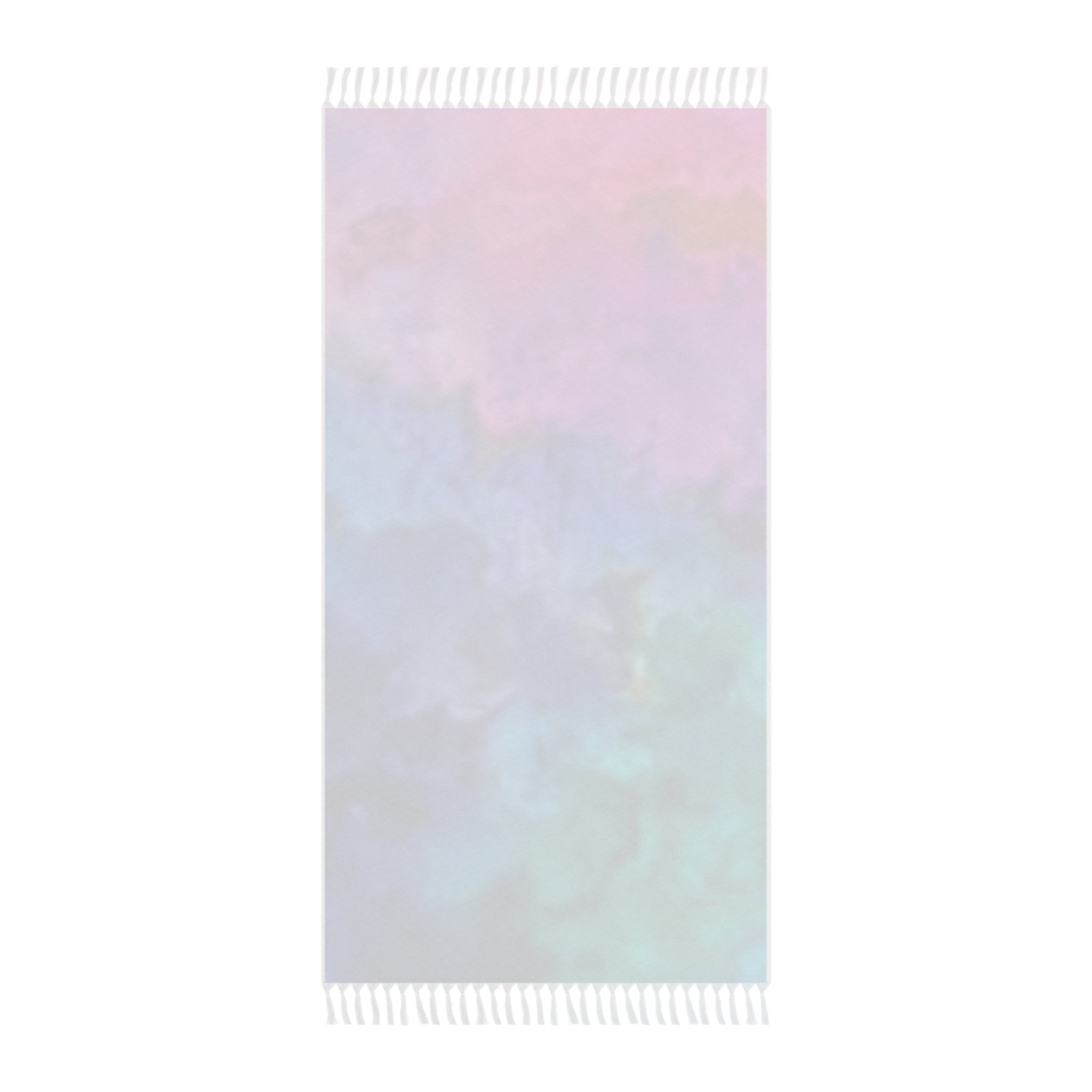 Boho Beach Towel — Watercolor Ombre Fringe Beach Cloth