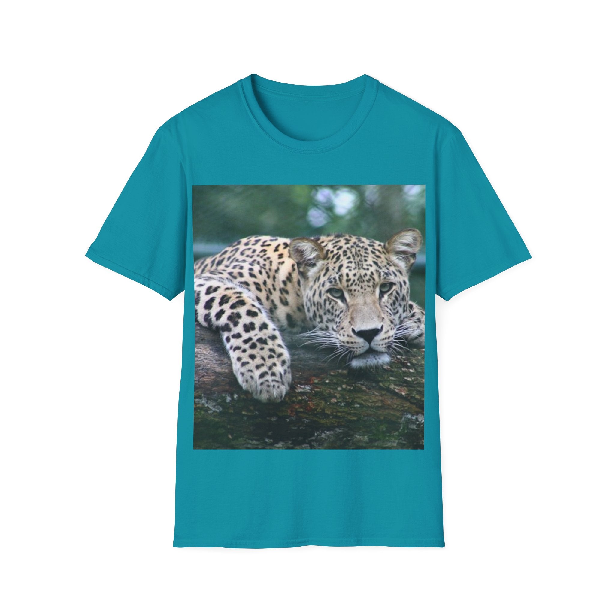 Leopard Gaze T-Shirt — Bold Wildlife Photo Tee