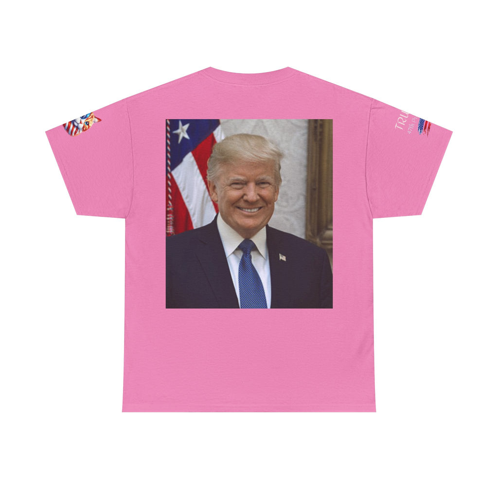 T-shirt patriotique Donald J TRUMP — Poing patriotique drapeau américain