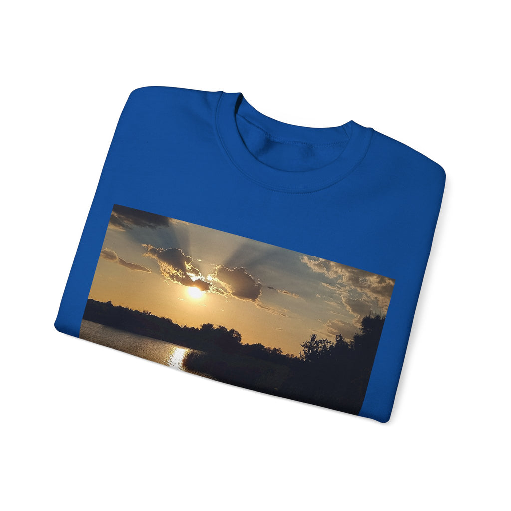 Sunset Lake Pflugerville Crewneck Sweatshirt