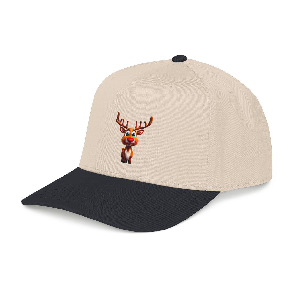 Cute Rudolph Reindeer Baseball Cap — Christmas Holiday Kids & Adult Hat