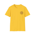 Sun Face Pocket Tee with Abstract Red Fox Back Print
