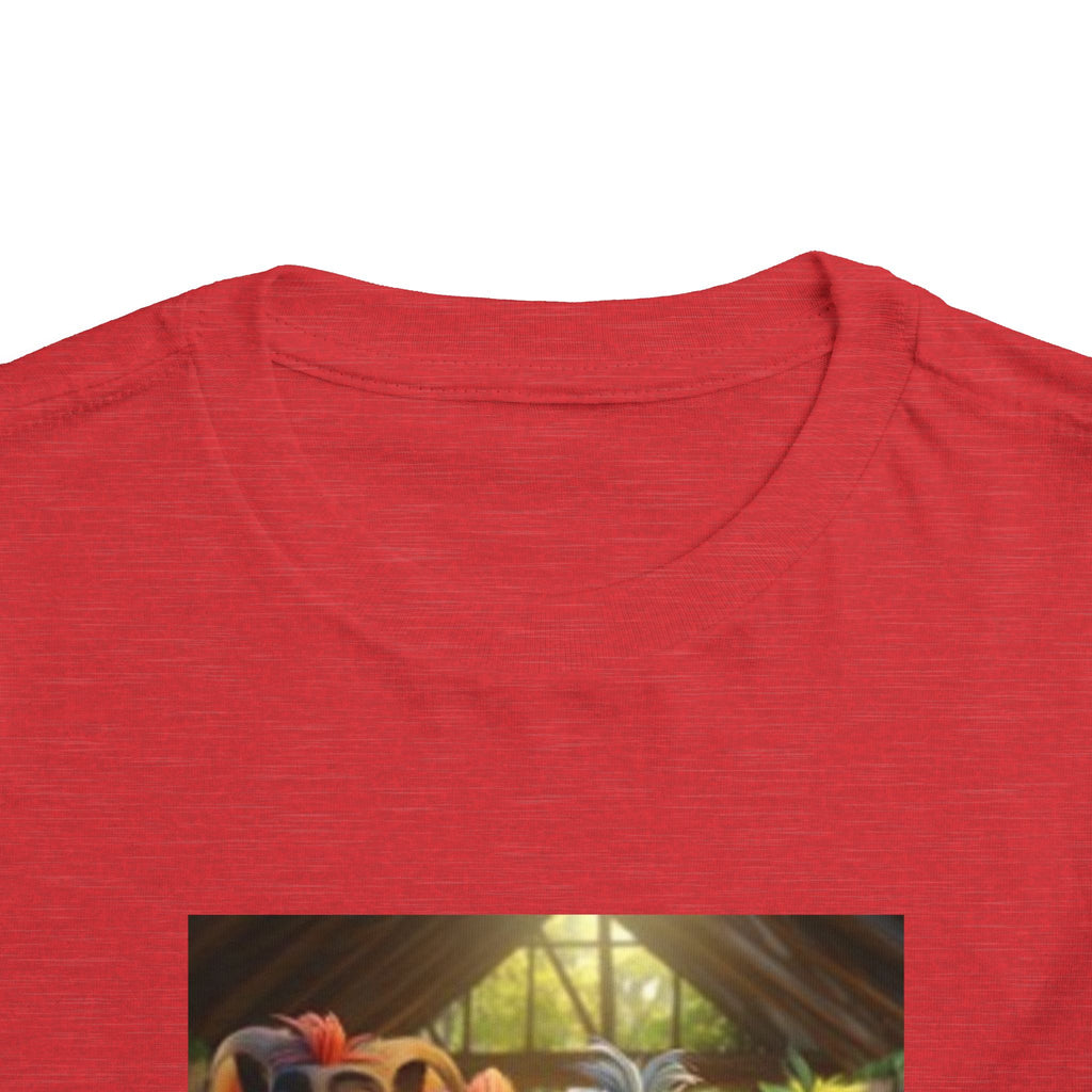 Toddler T-shirt— Cute Cartoon Animal Friends "Friendship" Graphic Shirt