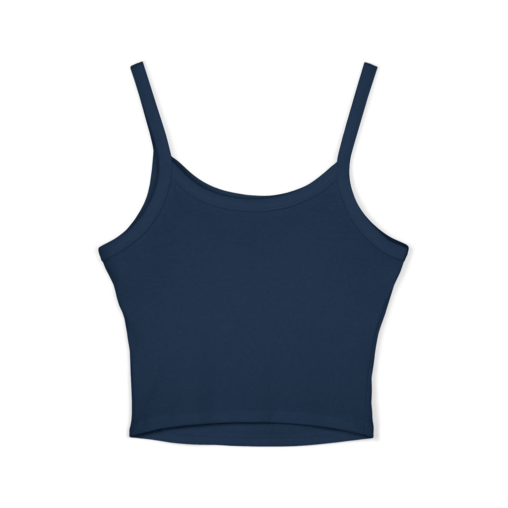 Kiss Me Lip Print Tank Top — Women's Spaghetti Strap Crop