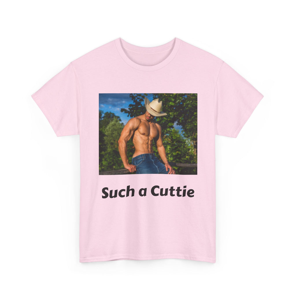 Cowboy with Muscles Not Wearing Shirt T-shirt