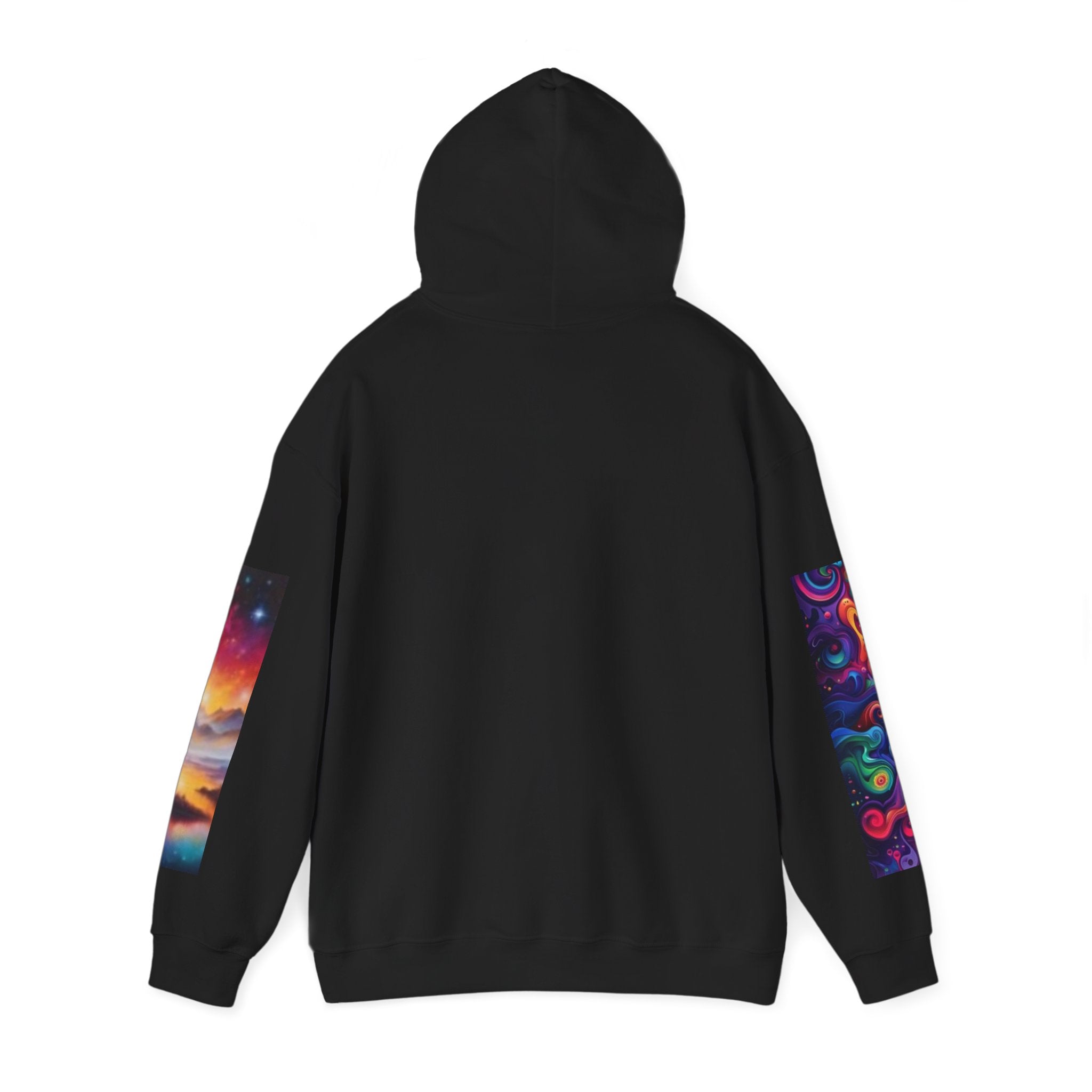 Silhouette Wolf Unisex Heavy Blend Hooded Sweatshirt Cozy All Night