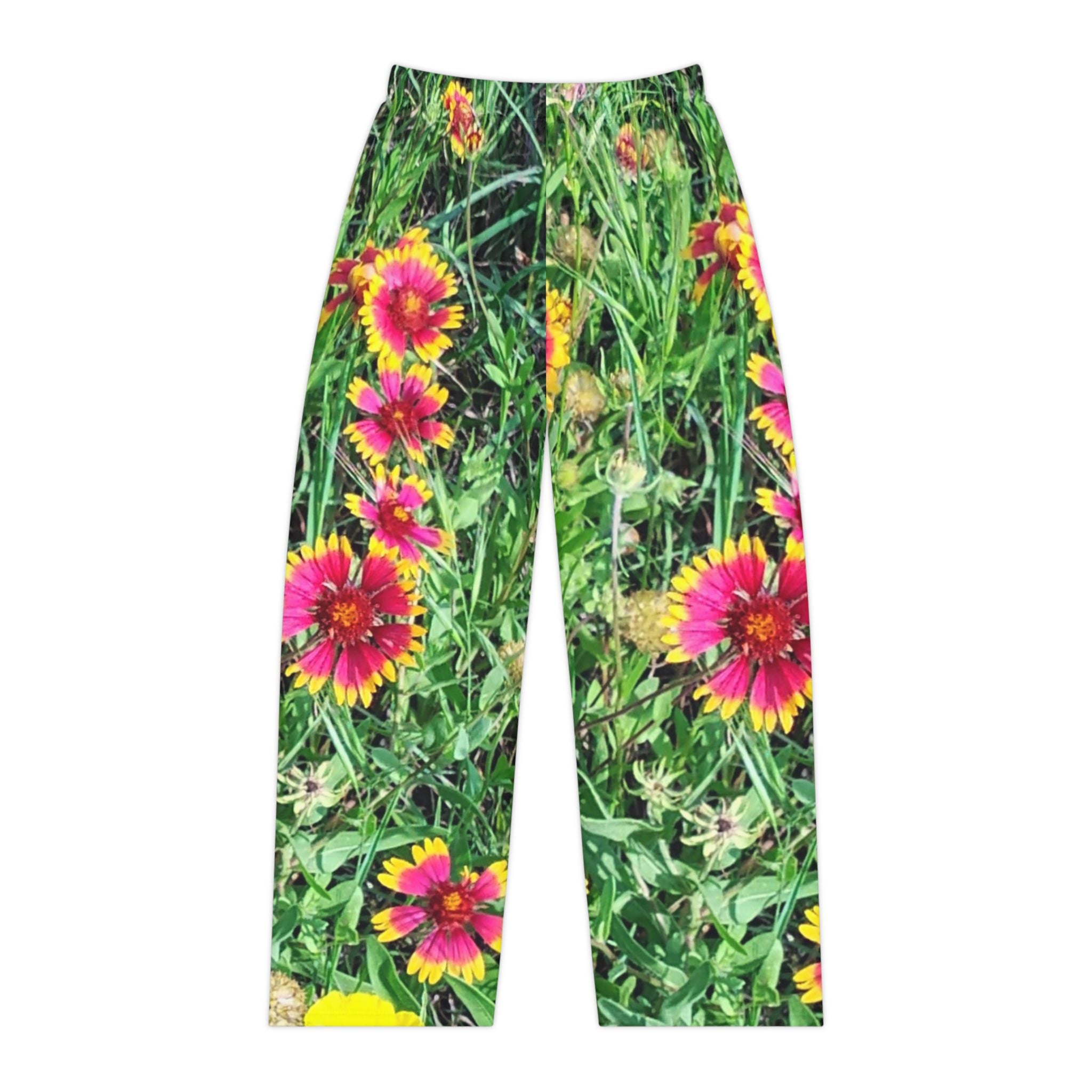 Floral Field Women's Pajama Pants – All-Over Print Cozy Loungewear