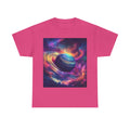 Galaxy Rings T‑Shirt — Vibrant Saturn Cosmic Space Tee