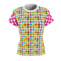 Women's Emoji T-shirt— Colorful Smiley All-Over Print Shirt