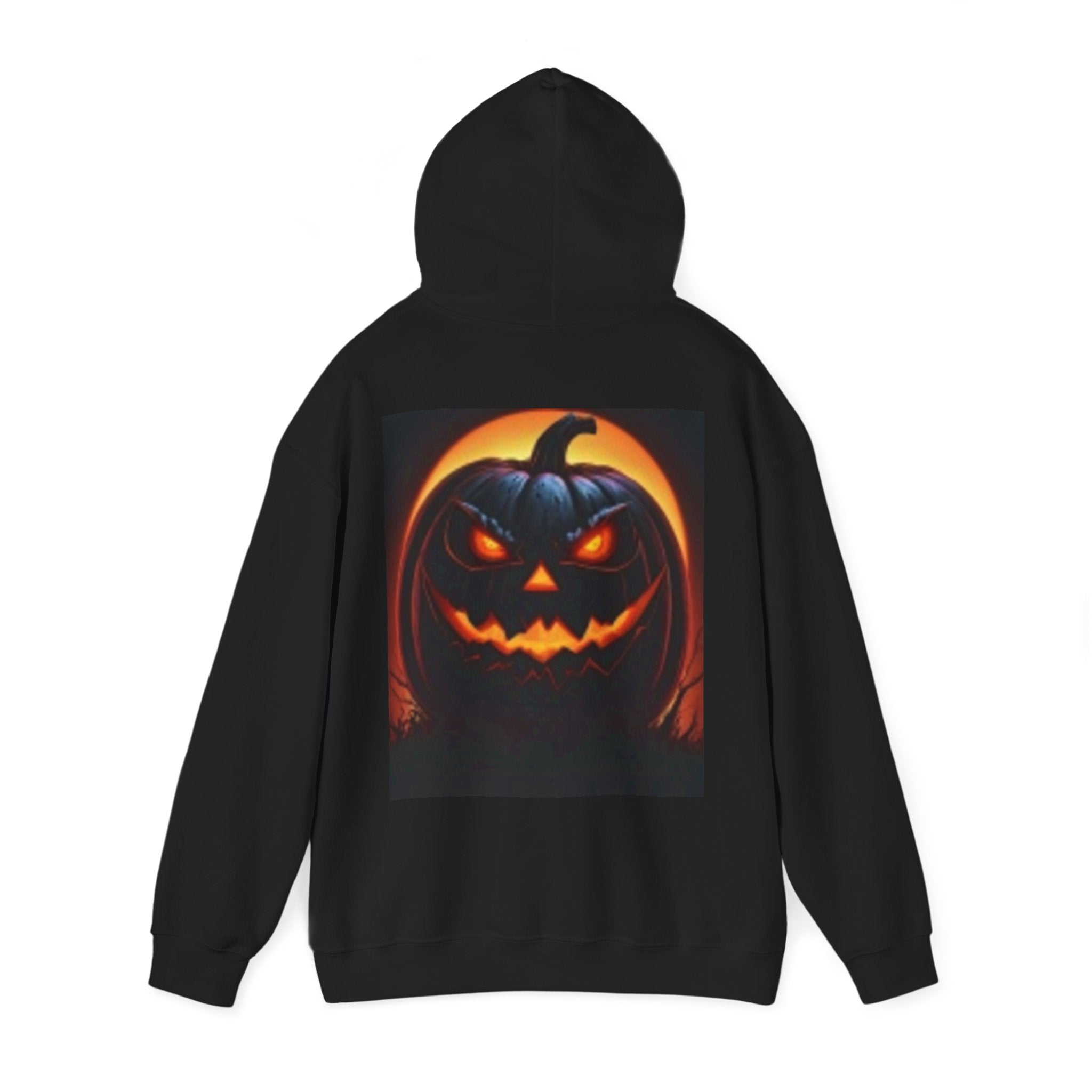 Halloween Jack-O'-Lantern Hoodie — Scary Pumpkin Back Print