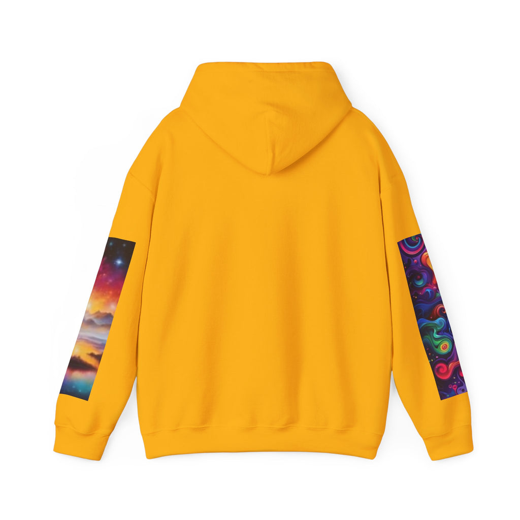 Silhouette Wolf Unisex Heavy Blend Hooded Sweatshirt Cozy All Night