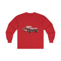 Classic Red Convertible Long Sleeve T-shirt — Vintage Sports Car Graphic