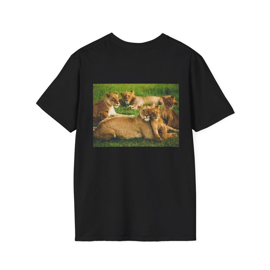 Lion Portrait T‑Shirt — Majestic Lion Face & Pride Photo Tee
