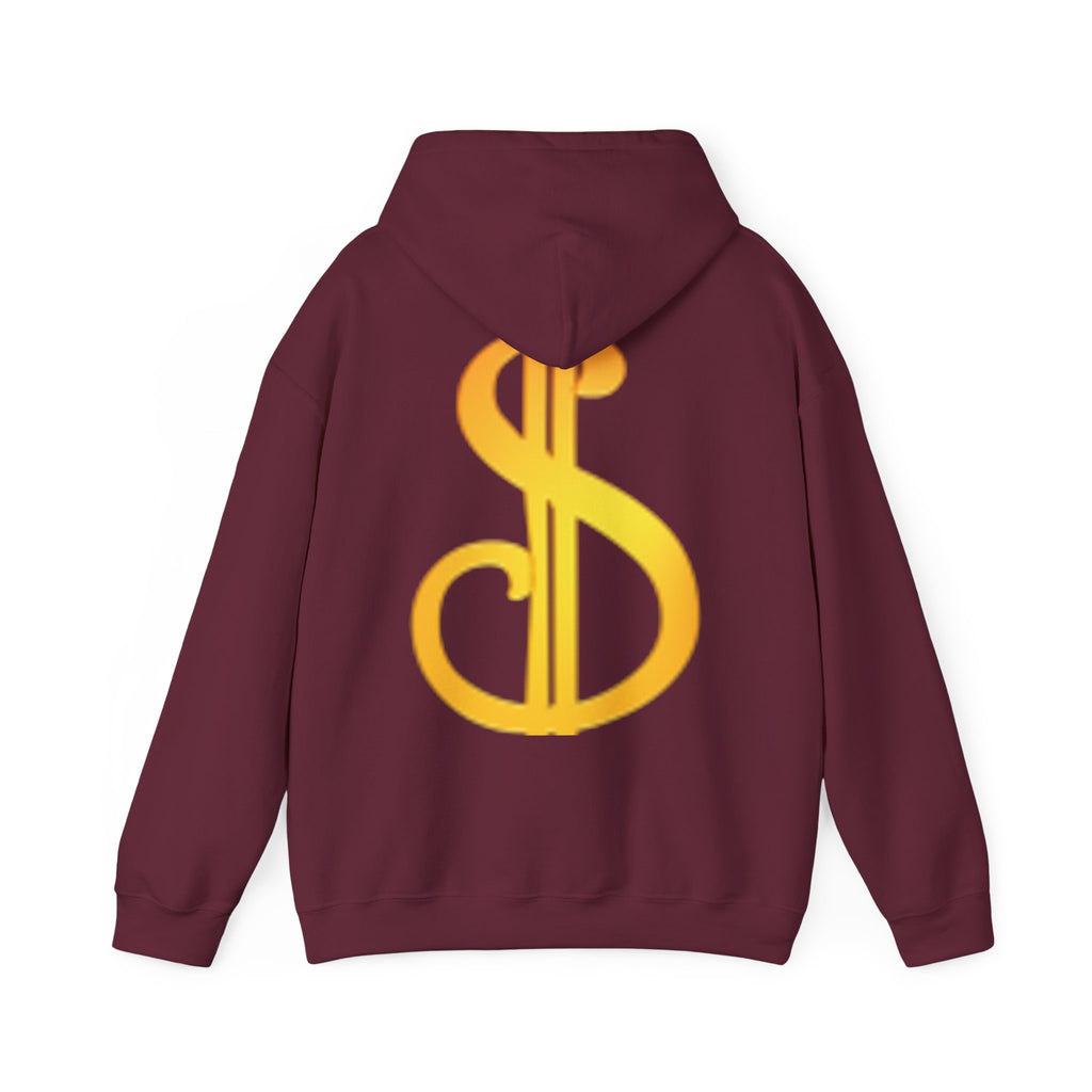 Dollar Sign Hoodie — Graphic Back Logo Streetwear Sweatshirt
