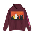 Cat Crew Hoodie — Colorful Curious Cats Graphic Sweatshirt