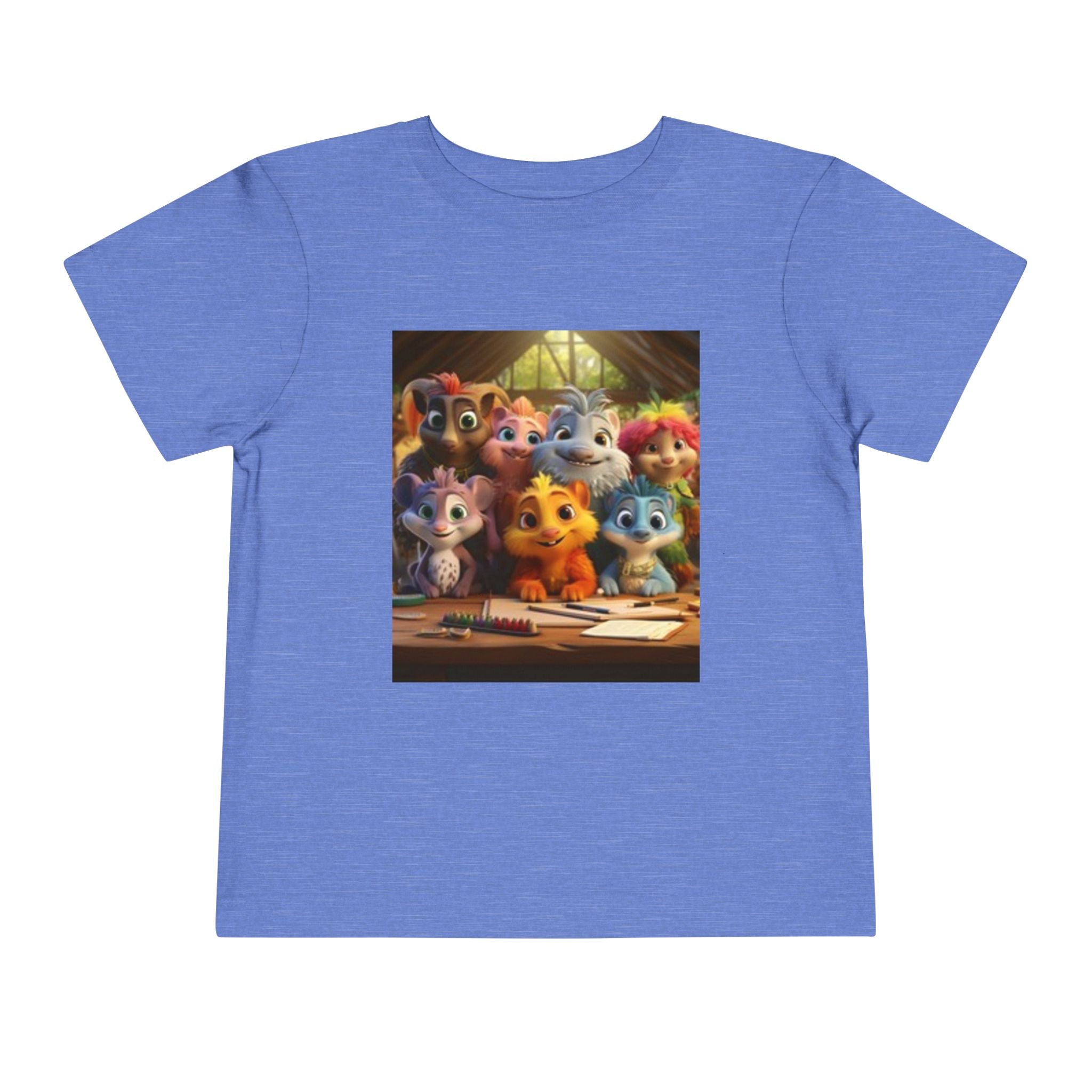 Toddler T-shirt— Cute Cartoon Animal Friends "Friendship" Graphic Shirt
