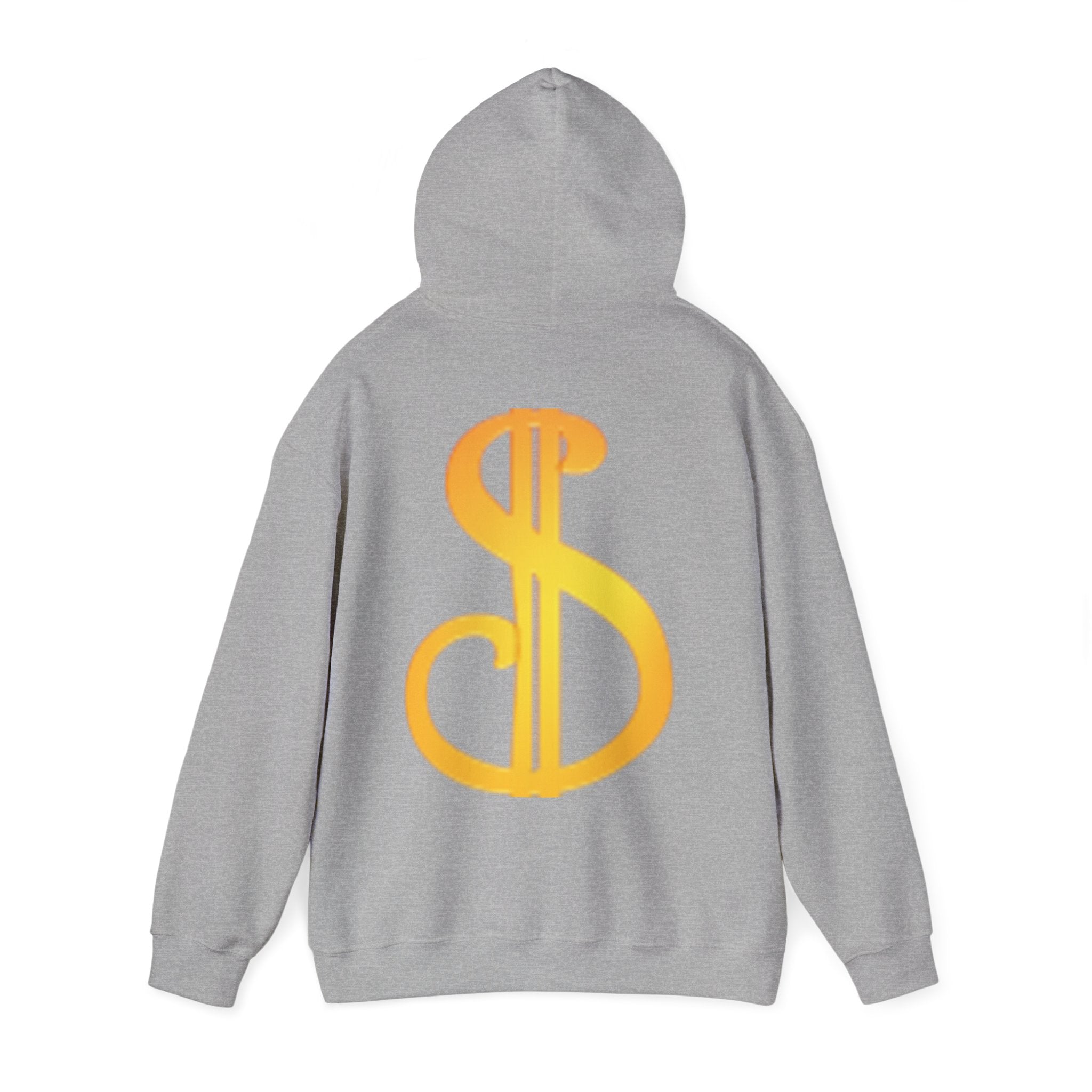 Dollar Sign Hoodie — Graphic Back Logo Streetwear Sweatshirt