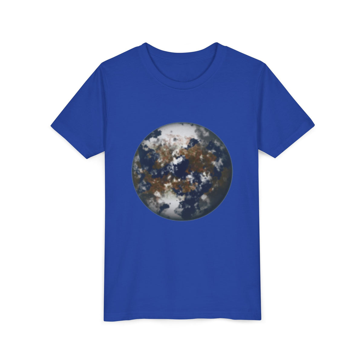 Youth Tee — Earth Globe Planet & Earth Facts  Design Kids' Short Sleeve Shirt