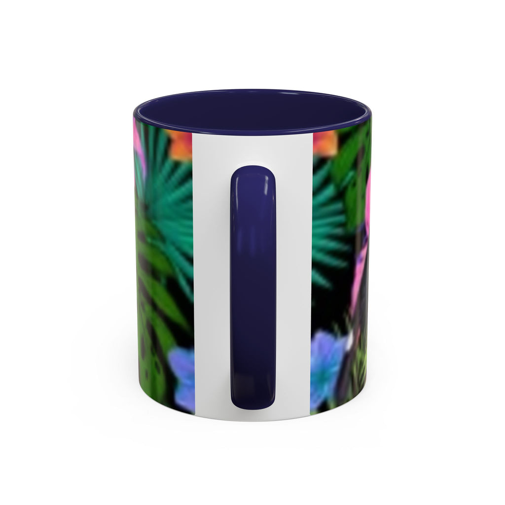 Tropical Floral Coffee Mug — Colorful Paradise Accent Mug (11/15 oz)