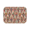 Botanical Paisley Bath Mat — Vintage Floral Pattern Rug for Bathroom