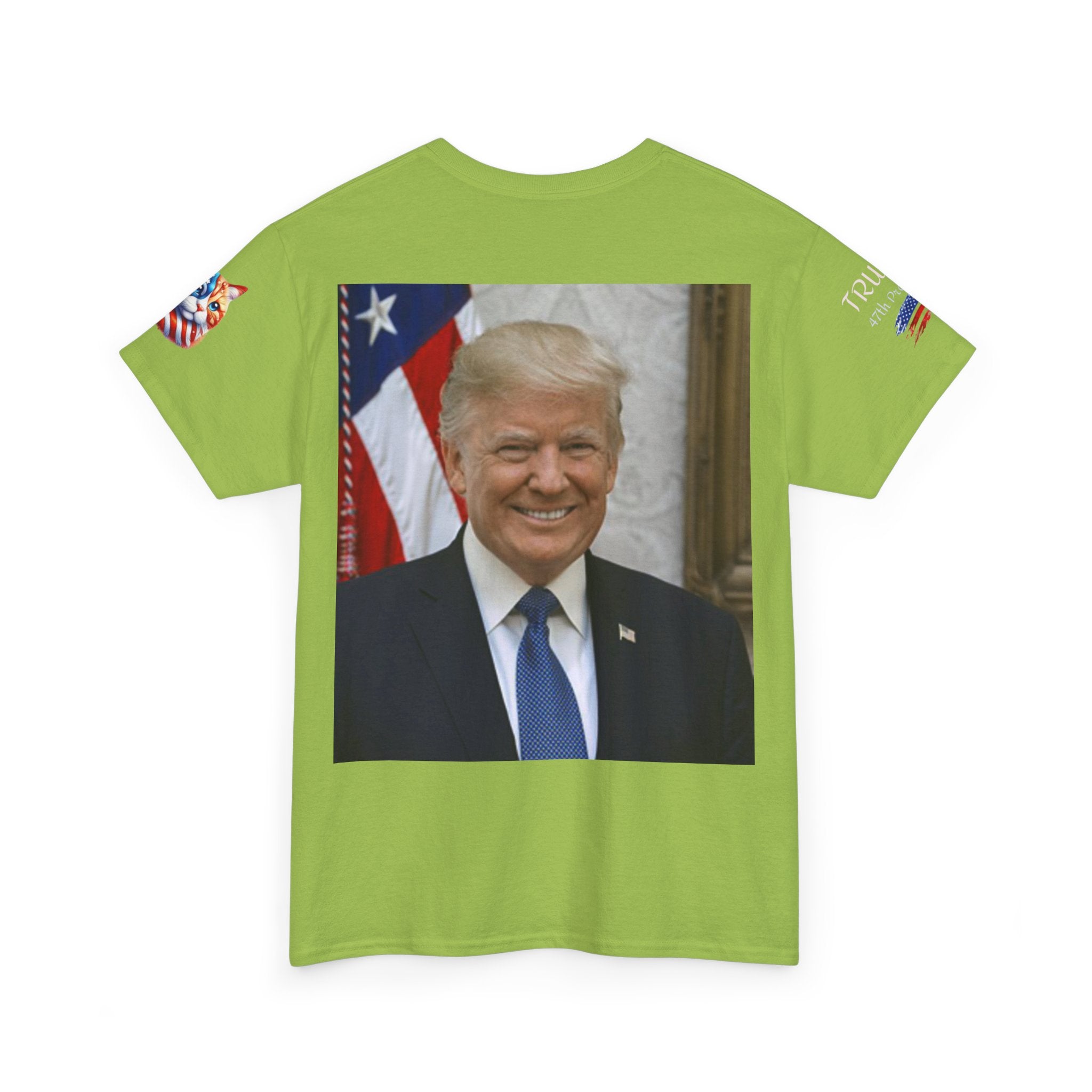 T-shirt patriotique Donald J TRUMP — Poing patriotique drapeau américain